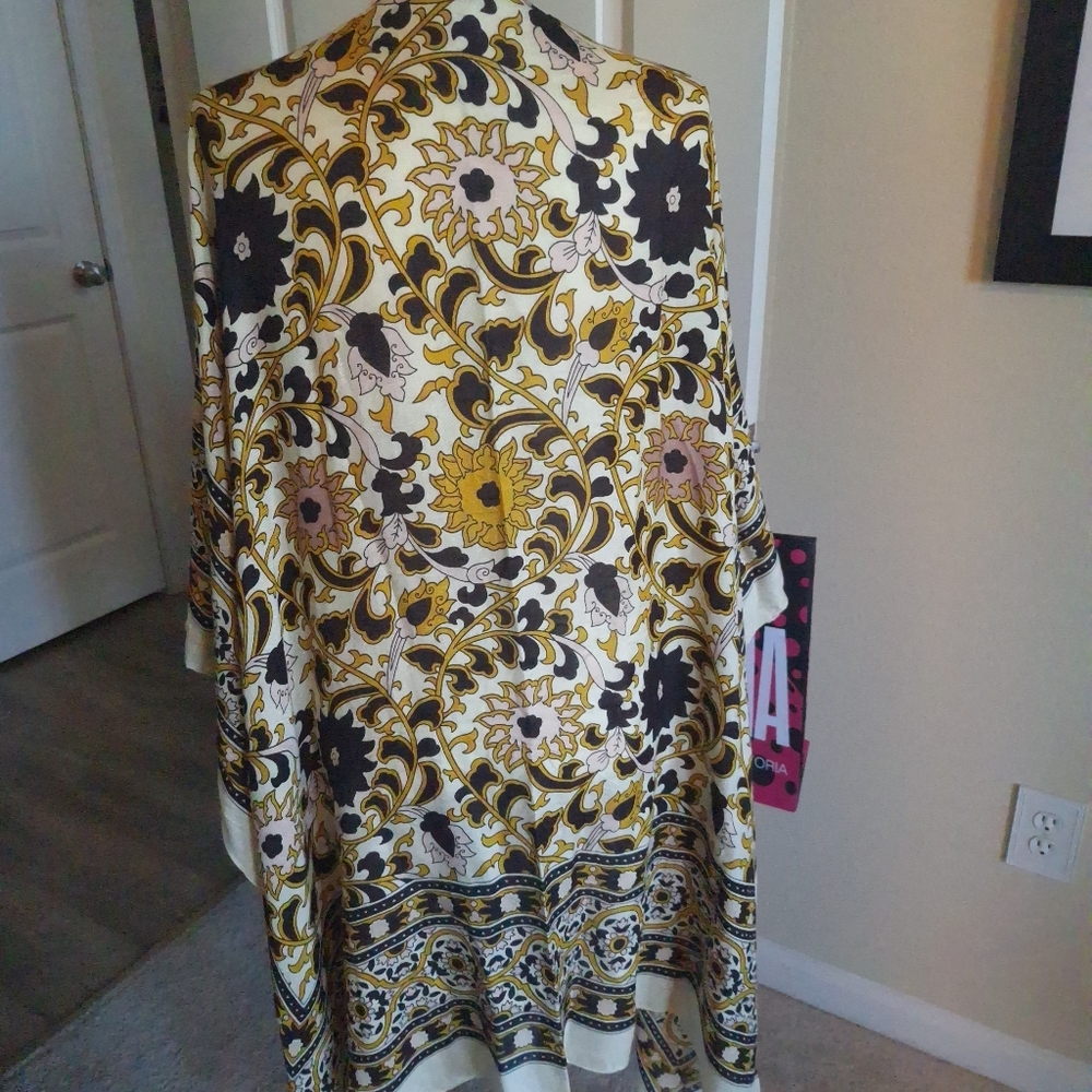 Free People Multicolor Floral Tunic/ Duster - Picture 5 of 8